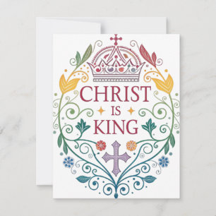Cartes Pour Fêtes Annuelles Le Christ est Roi
