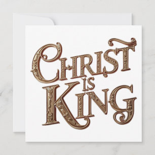 Cartes Pour Fêtes Annuelles Le Christ est Roi