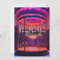 Le ciel de la nouvelle année Aglow : Hot Air Ballo