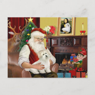 Cartes Pour Fêtes Annuelles Le Coton de Tulear de Santa (#5)