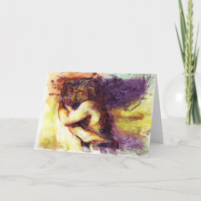 Cartes Pour Fêtes Annuelles Le Début De L'Amour (Devant)