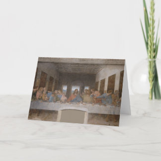 Cartes Pour Fêtes Annuelles Le dernier dîner