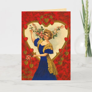 Cartes Pour Fêtes Annuelles Le désir victorien du coeur