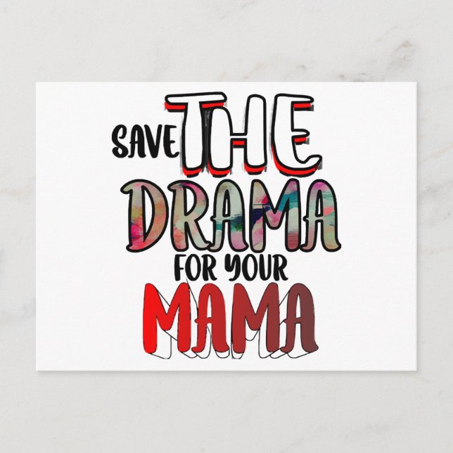 Cartes Pour Fêtes Annuelles Le drame (Devant)