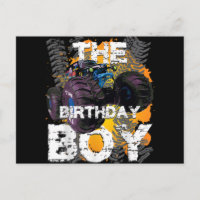 Le garçon d'anniversaire Monster Truck famille app