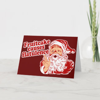 Cartes Pour Fêtes Annuelles Le gâteau de fruits secs cause la flatulence