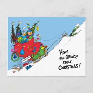 Cartes Pour Fêtes Annuelles Le Grinch a volé Noël !