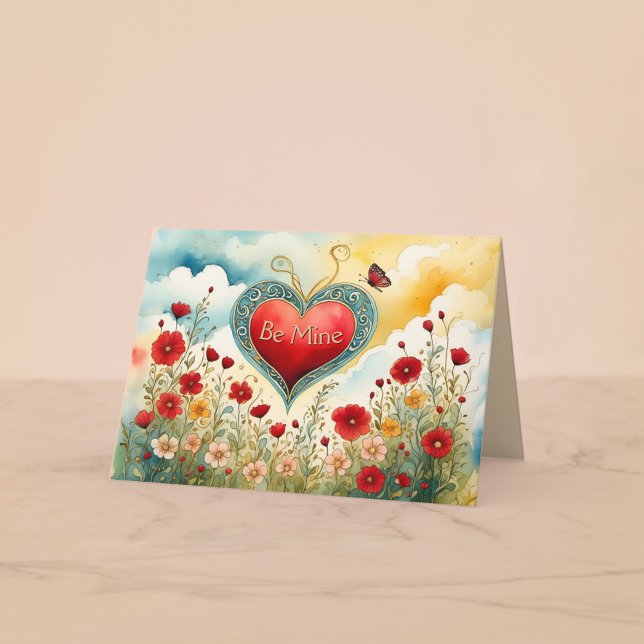 Cartes Pour Fêtes Annuelles Le jardin d'amour (Créateur téléchargé)