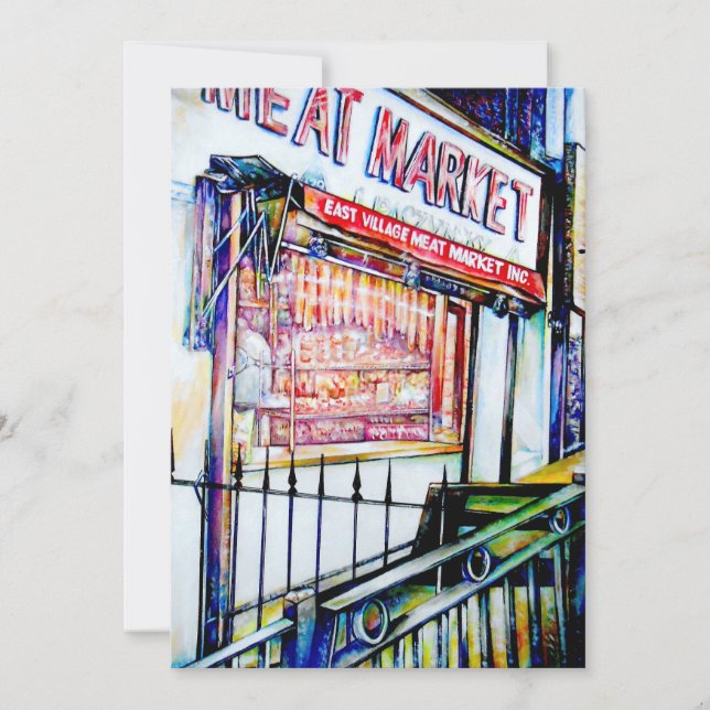 Cartes Pour Fêtes Annuelles Le jardin de la sagesse de l'East Village (Devant)