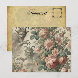 Cartes Pour Fêtes Annuelles Le jardin du Goatman - victorien gothique