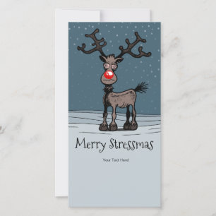 Cartes Pour Fêtes Annuelles Le joyeux Noël de Rudolph