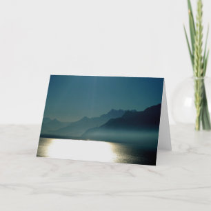 Cartes Pour Fêtes Annuelles Le lac de Montreux Genève