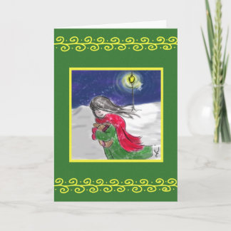 Cartes Pour Fêtes Annuelles Le lampadaire