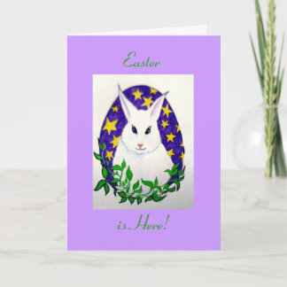 Cartes Pour Fêtes Annuelles Le lapin de Pâques est ici !