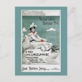 Cartes Pour Fêtes Annuelles Le Lincolnshire vintage, R-U, tract de vacances