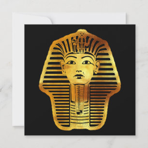 Cartes Pour Fêtes Annuelles Le masque égyptien Golden Tutankhamon