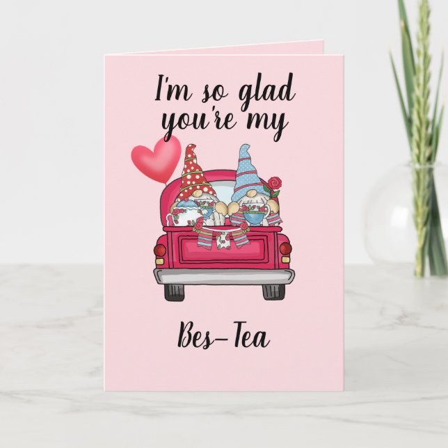 Cartes Pour Fêtes Annuelles Le meilleur ami Valentine (Devant)