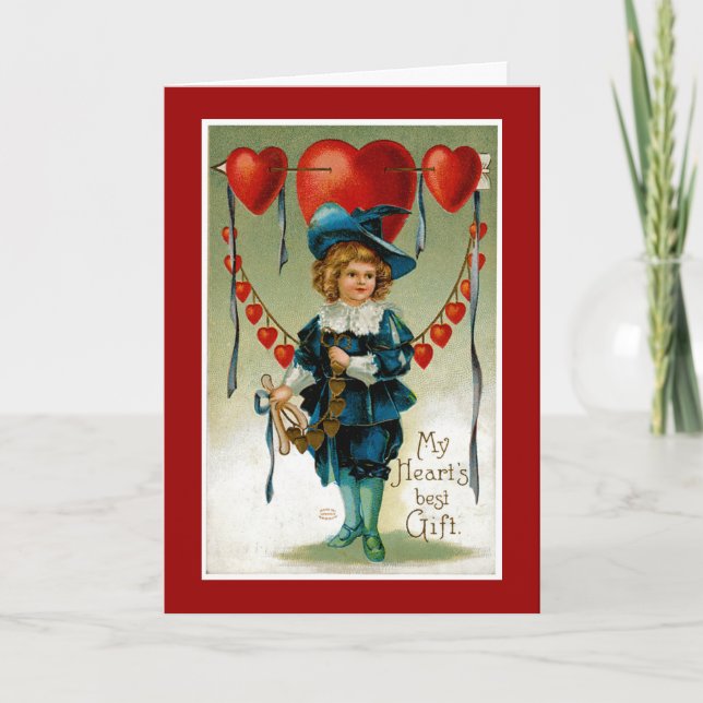 Cartes Pour Fêtes Annuelles Le meilleur cadeau de mon coeur (Devant)