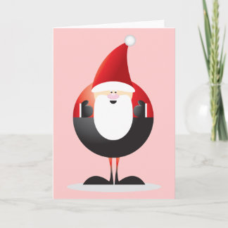 Cartes Pour Fêtes Annuelles Le mignon Père Noël