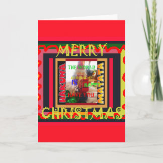 Cartes Pour Fêtes Annuelles Le monde autour de moi est heureux de vous avoir d
