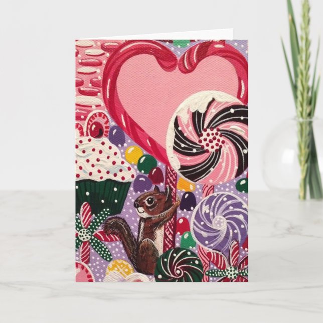 Cartes Pour Fêtes Annuelles Le monde de menthe poivrée de Mme Elizabeth (Devant)