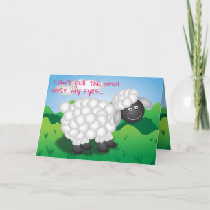 Cartes Pour Fêtes Annuelles Le mouton laineux Valentine