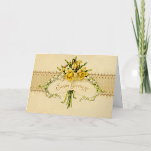 Cartes Pour Fêtes Annuelles Le muguet Pâques de jonquille de narcisse