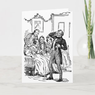 Cartes Pour Fêtes Annuelles Le néant de Scrooge