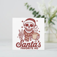 Le Noël Snarky du squelette préféré du Père Noël