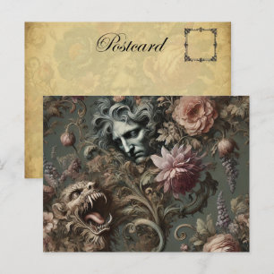 Cartes Pour Fêtes Annuelles Le paradoxe du gardien de route - mythique gothiqu