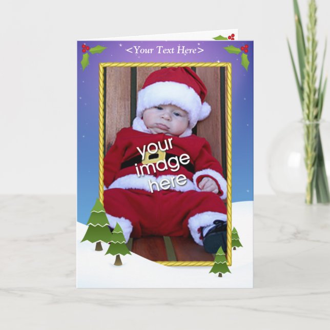 Cartes Pour Fêtes Annuelles Le pays des merveilles (Devant)