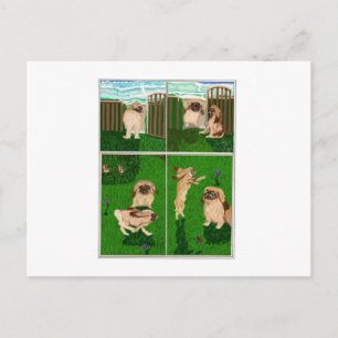 Cartes Pour Fêtes Annuelles Le Pekingese