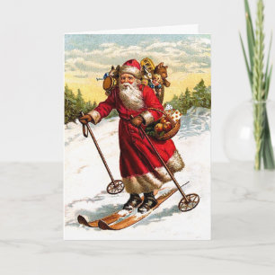 Cartes Pour Fêtes Annuelles Le Père Noël