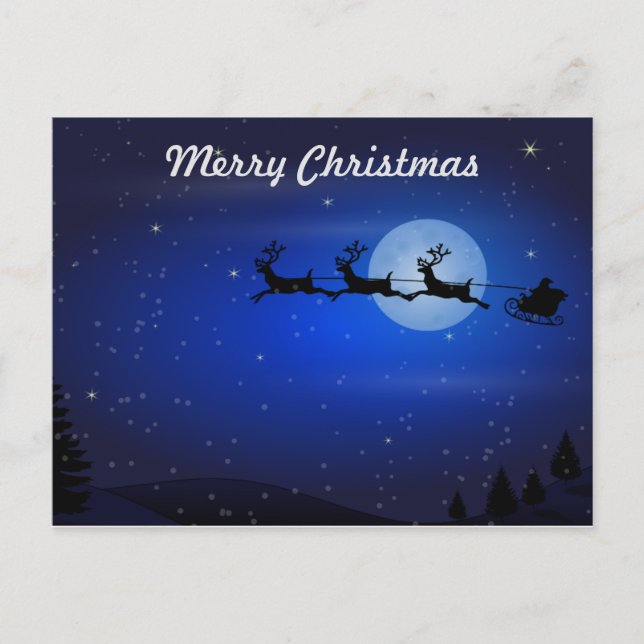 Cartes Pour Fêtes Annuelles Le Père Noël (Devant)