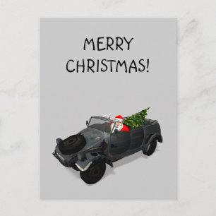 Cartes Pour Fêtes Annuelles Le Père Noël À Kuebelwagen