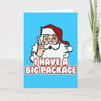 Cartes Pour Fêtes Annuelles Le Père Noël A Un Gros Forfait
