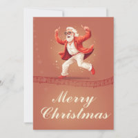Le Père Noël dancing