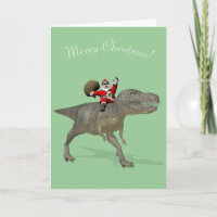Le Père Noël En Train De Circuler Sur Trex