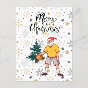 Cartes Pour Fêtes Annuelles Le Père Noël joue avec Noël