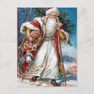 Cartes Pour Fêtes Annuelles Le père noël victorien