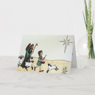 Cartes Pour Fêtes Annuelles Le petit batteur