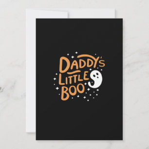 Cartes Pour Fêtes Annuelles Le petit Boo de papa style Halloween heureux