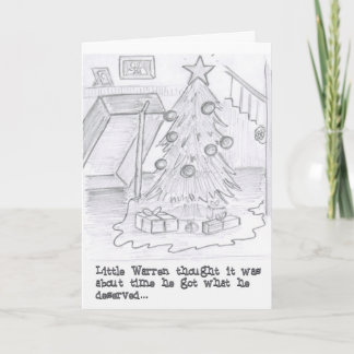 Cartes Pour Fêtes Annuelles Le piège de peu de terriers