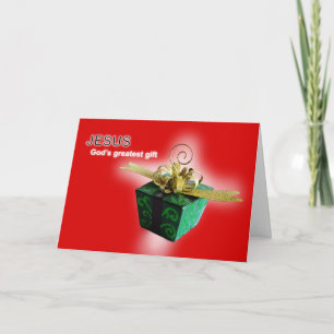 Cartes Pour Fêtes Annuelles Le plus grand don de Dieu