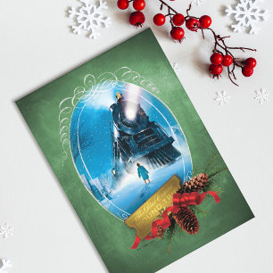 Cartes Pour Fêtes Annuelles Le Polar Express  