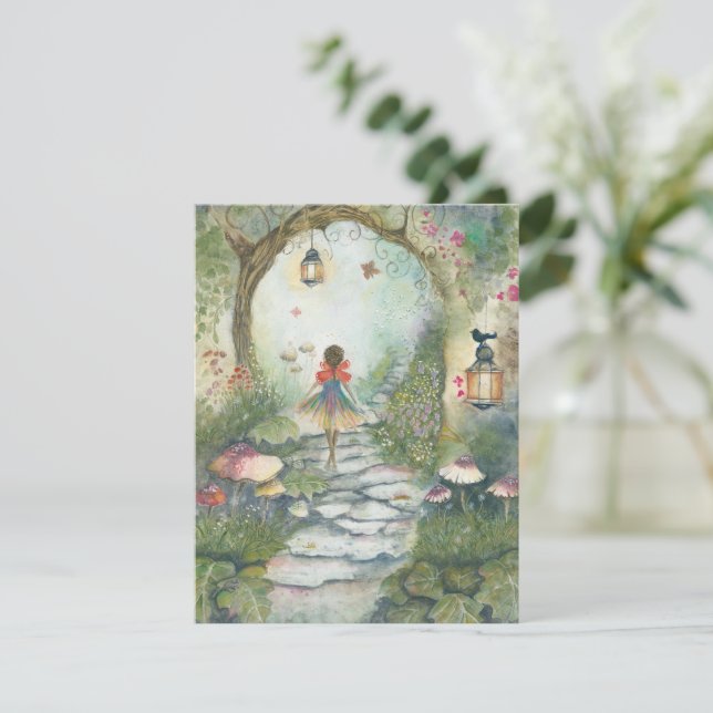 Cartes Pour Fêtes Annuelles Le portail des rêves de Lumina (Debout devant)