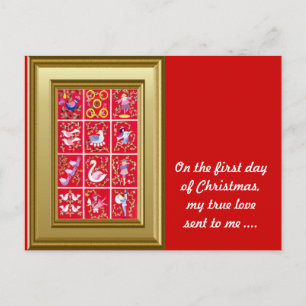 Cartes Pour Fêtes Annuelles Le premier jour de Noël mon amour véritable envoyé