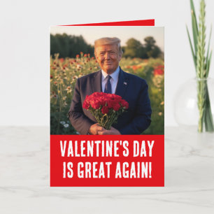 Cartes Pour Fêtes Annuelles Le président Donald Trump 2025 La Saint-Valentin