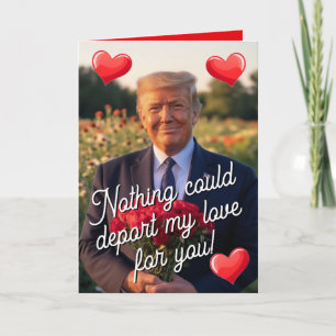 Cartes Pour Fêtes Annuelles Le Président Donald Trump Funny Love Valentines