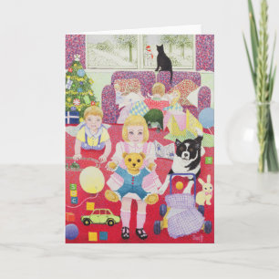 Cartes Pour Fêtes Annuelles Le pyjama de Noël de Teddy